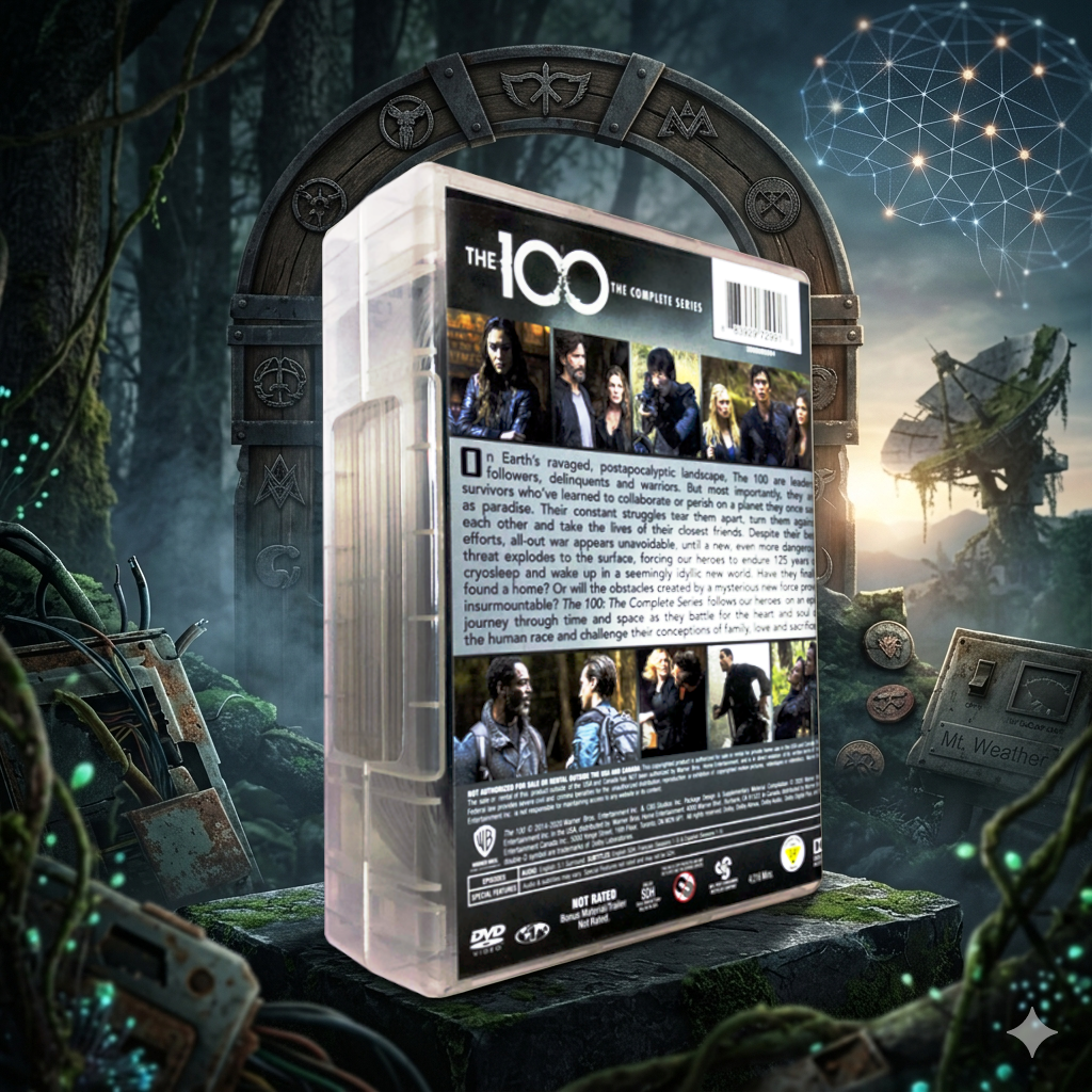 The 100: The Complete Series (Seasons 1-7, 24 Discs) DVD Box Set - Post-Apocalyptic Sci-Fi Collection