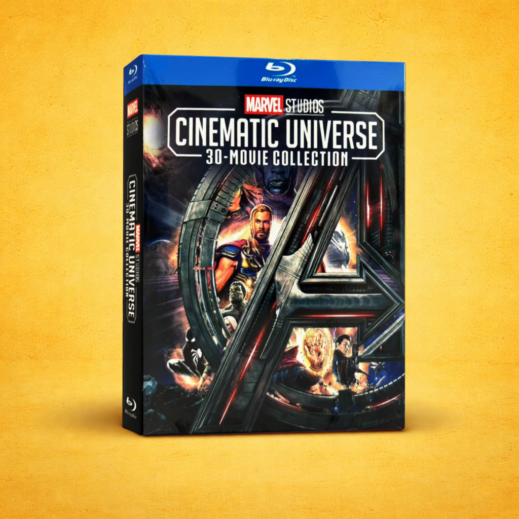 Marvel Cinematic Universe 30-Movie Collection Blu-ray Box Set, 10-Disc MCU Movie Collection