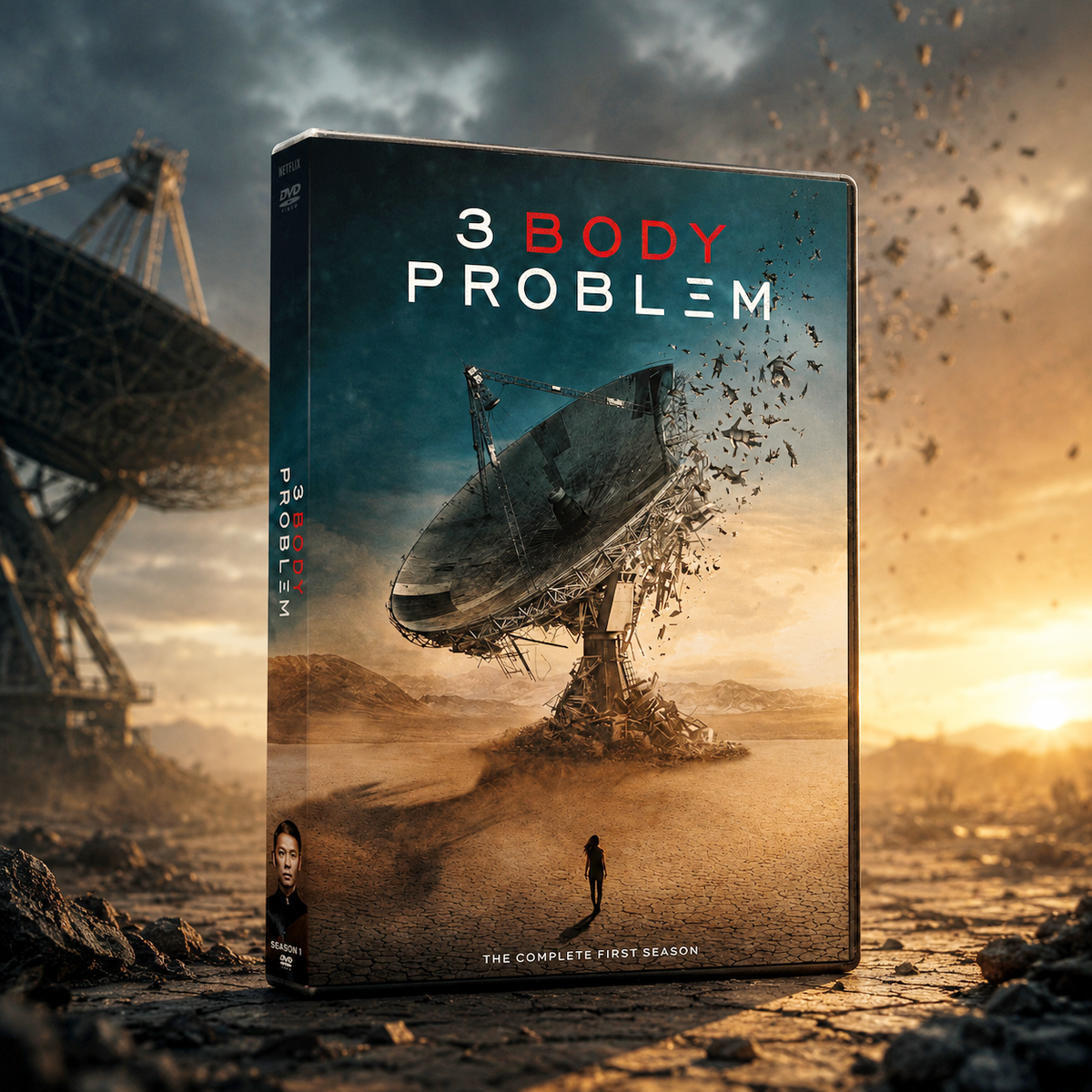 3 Body Problem Season 1 DVD Box Set | Complete First Season | 3 Disc DVD Collection | Sci-Fi TV Series