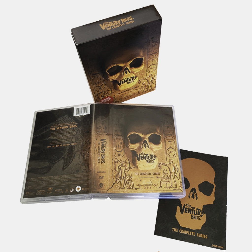 The Venture Bros Complete Series DVD BoxSet - Venture Brothers - Adult Animated Comedy, All Seasons Digital Collection, Cult Classic Cartoon