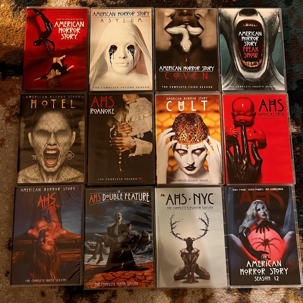 American Horror Story Complete Series Seasons 1-12 DVD Box Set (41 Disc Collection) Horror Anthology Collection