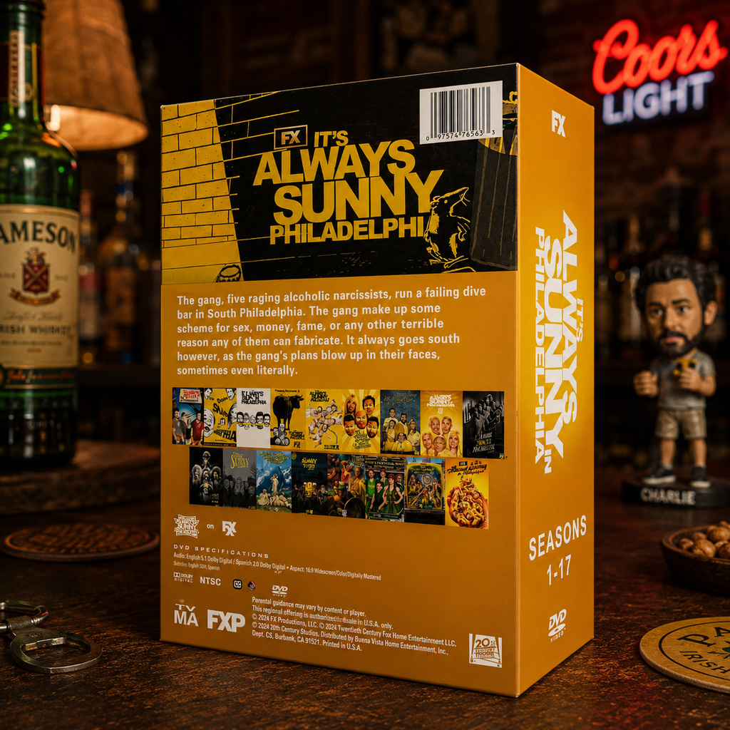 It's Always Sunny in Philadelphia Complete Series DVD Box Set - Seasons 1–17 Collection - 36 Discs - Comedy TV Series