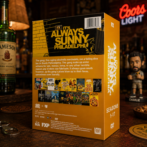 It's Always Sunny in Philadelphia Complete Series DVD Box Set - Seasons 1–17 Collection - 36 Discs - Comedy TV Series