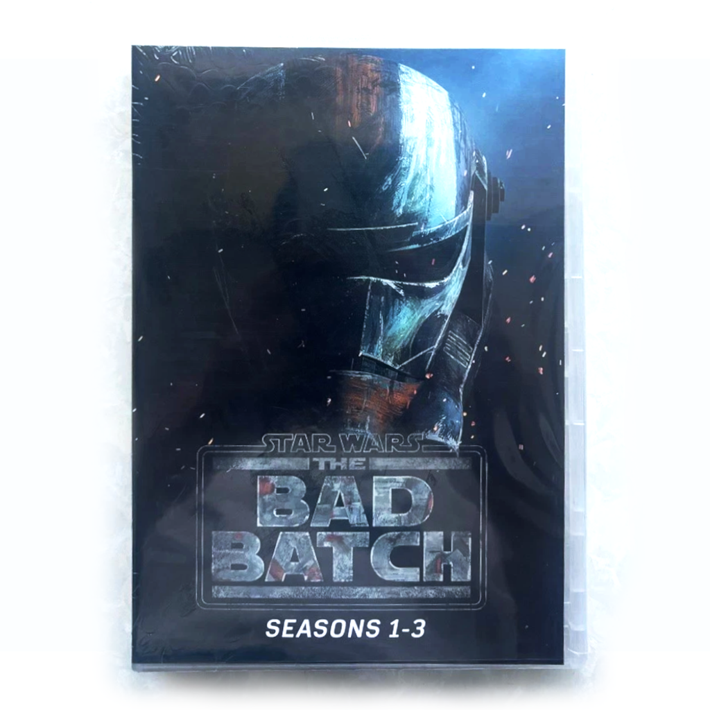 Star Wars The Bad Batch Seasons 1-3 Complete Bundle DVD Set (10 DVDs) | Collector’s Edition Sci-Fi Gift