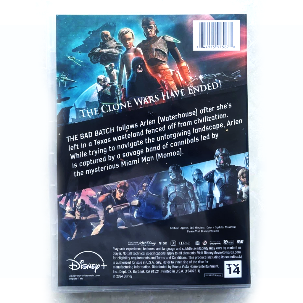 Star Wars The Bad Batch Seasons 1-3 Complete Bundle DVD Set (10 DVDs) | Collector’s Edition Sci-Fi Gift