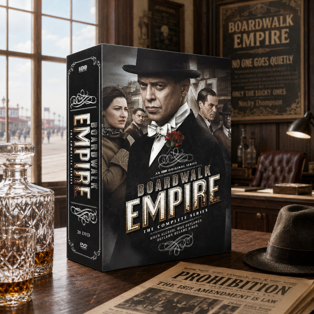 Boardwalk Empire Complete Series Seasons 1-5 DVD Box Set (20 Disc Collection) | HBO Crime Drama Collection