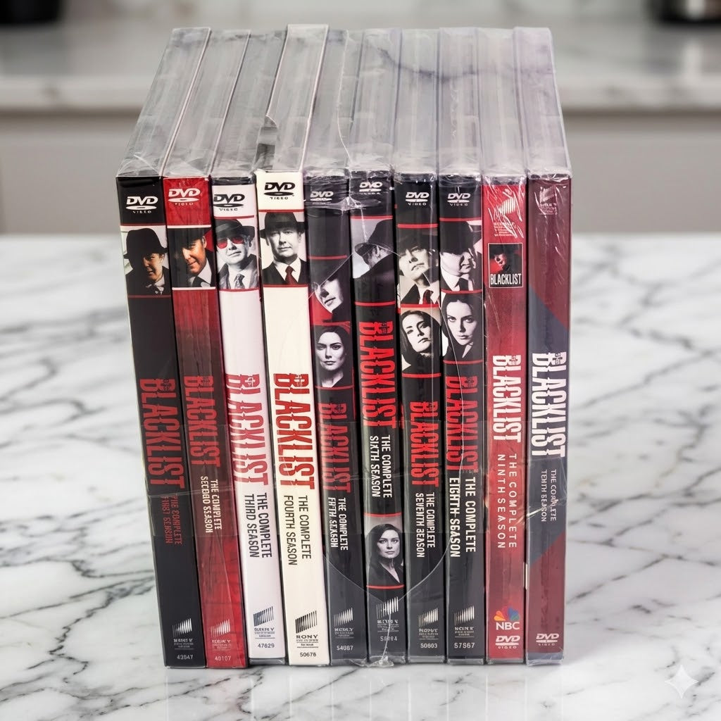 The Blacklist Complete Series Seasons 1-10 DVD Box Set | Crime Thriller Collection
