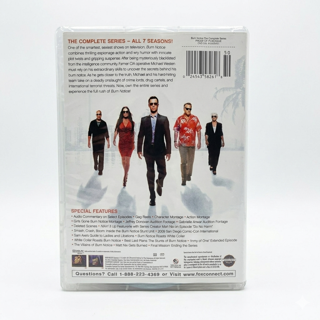 Burn Notice Complete Collection DVD (28-Disc Set) | Full TV Series Box Set