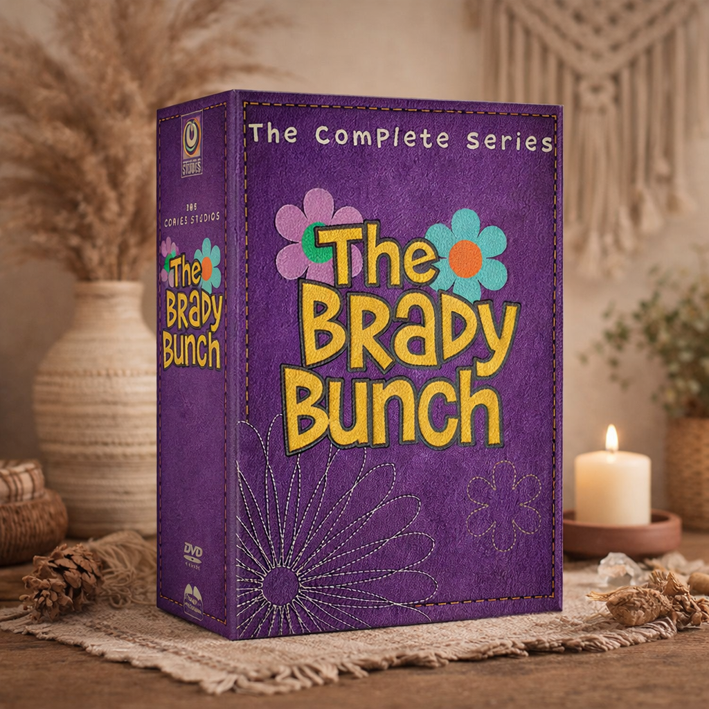 The Brady Bunch Complete Series DVD Box Set, Seasons 1-5, 20 Disc Classic TV Collection, Retro 70s TV Gift