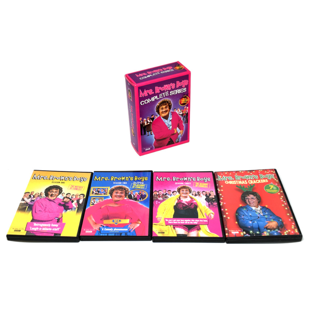 Mrs Brown's Boys Complete Series DVD, Seasons 1-3 Box Set, 8 Disc Irish Comedy TV Collection, British Sitcom, Comedy Gift