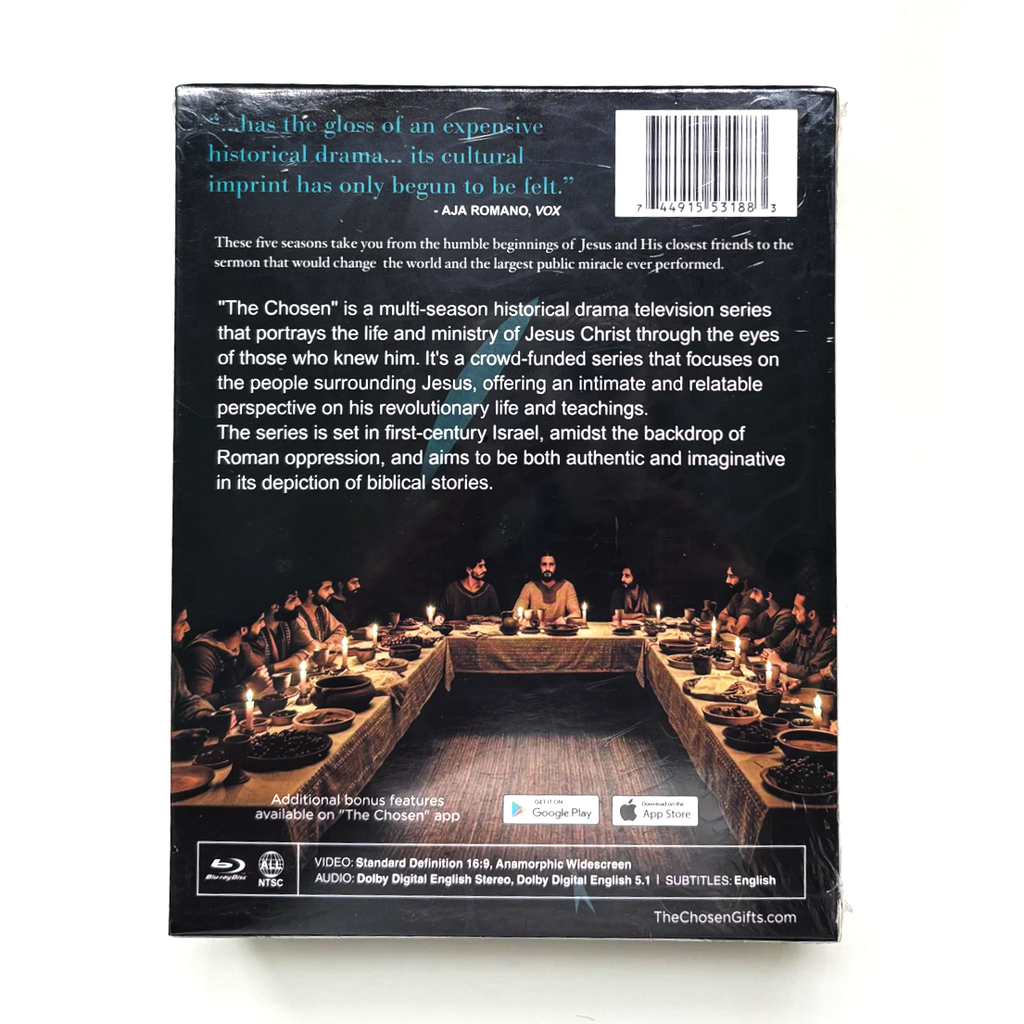 The Chosen Complete Series Blu-ray Seasons 1-5 Box Set | 12 Disc Collection | Faith Drama TV Series