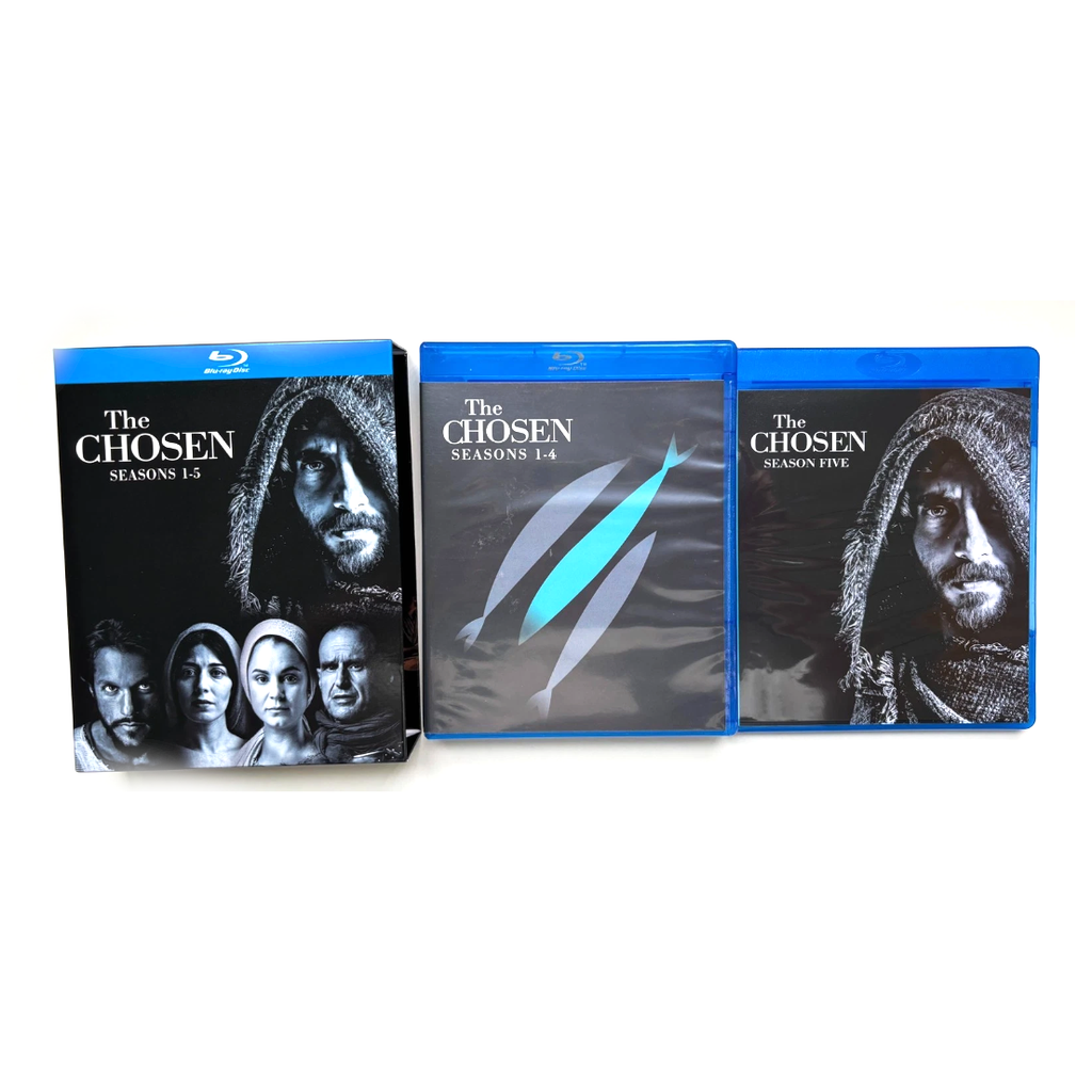 The Chosen Complete Series Blu-ray Seasons 1-5 Box Set | 12 Disc Collection | Faith Drama TV Series