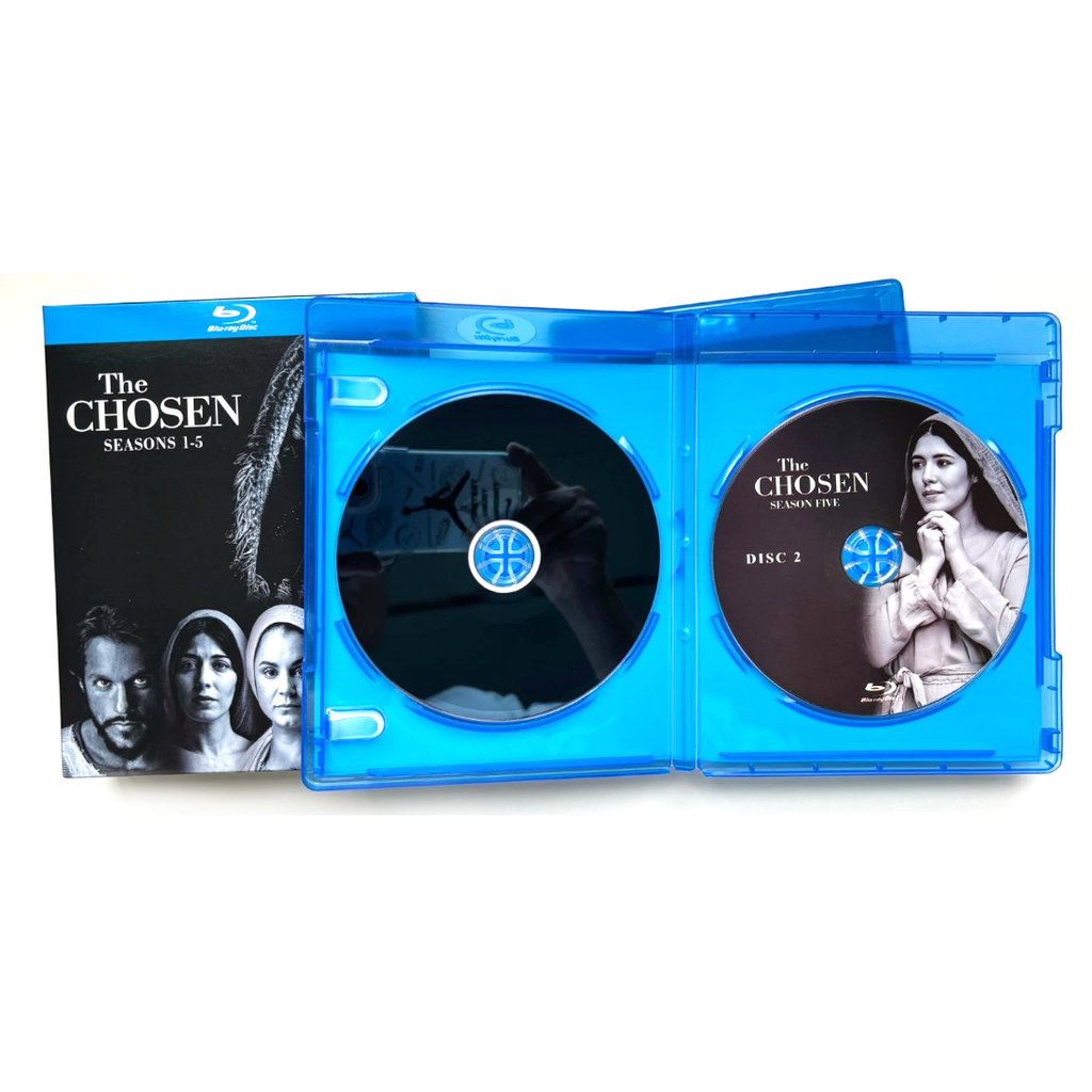 The Chosen Complete Series Blu-ray Seasons 1-5 Box Set | 12 Disc Collection | Faith Drama TV Series