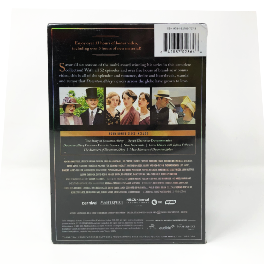 Downton Abbey Complete Series DVD, 22 Disc Box Set, British TV Drama, Period Drama Collection, Classic Television Gift