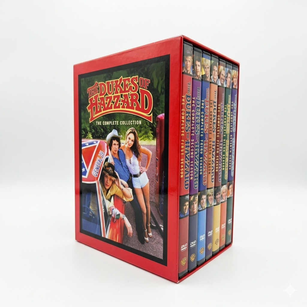 The Dukes of Hazzard Complete Series DVD Set - Seasons 1-7 Collection - Retro TV Gift - Classic Action Adventure Box Set