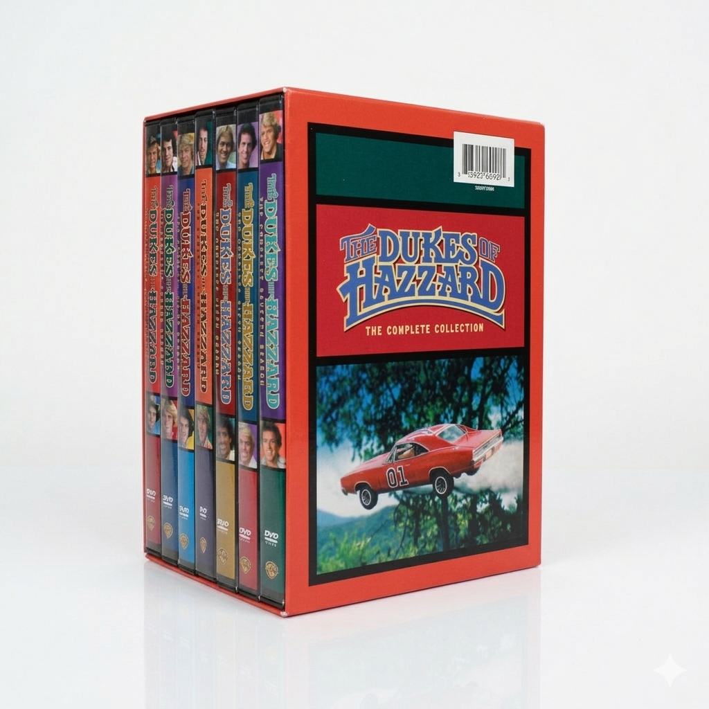 The Dukes of Hazzard Complete Series DVD Set - Seasons 1-7 Collection - Retro TV Gift - Classic Action Adventure Box Set