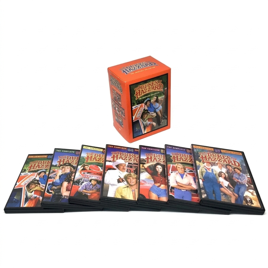 The Dukes of Hazzard Complete Series DVD Set - Seasons 1-7 Collection - Retro TV Gift - Classic Action Adventure Box Set