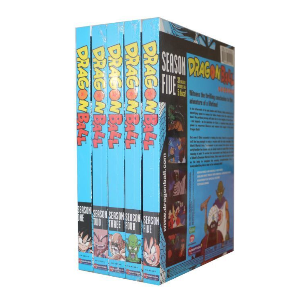Dragon Ball Complete Series DVD Box Set - Seasons 1-5 Full Collection, Remastered Classic Anime - DBZ
