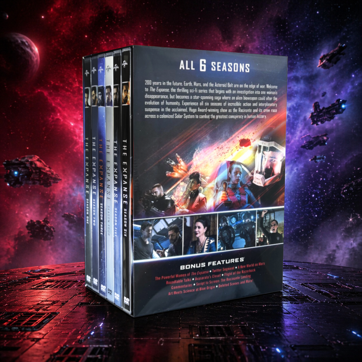 The Expanse Complete Series DVD Seasons 1-6 Box Set | Sci-Fi TV Collection | 19 Disc Set | Brand New