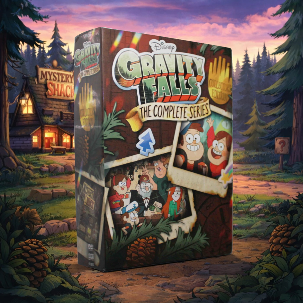 Gravity Falls Complete Series DVD Box Set – Seasons 1-2 Full Collection – 40 Episodes Animated Mystery Adventure TV Show
