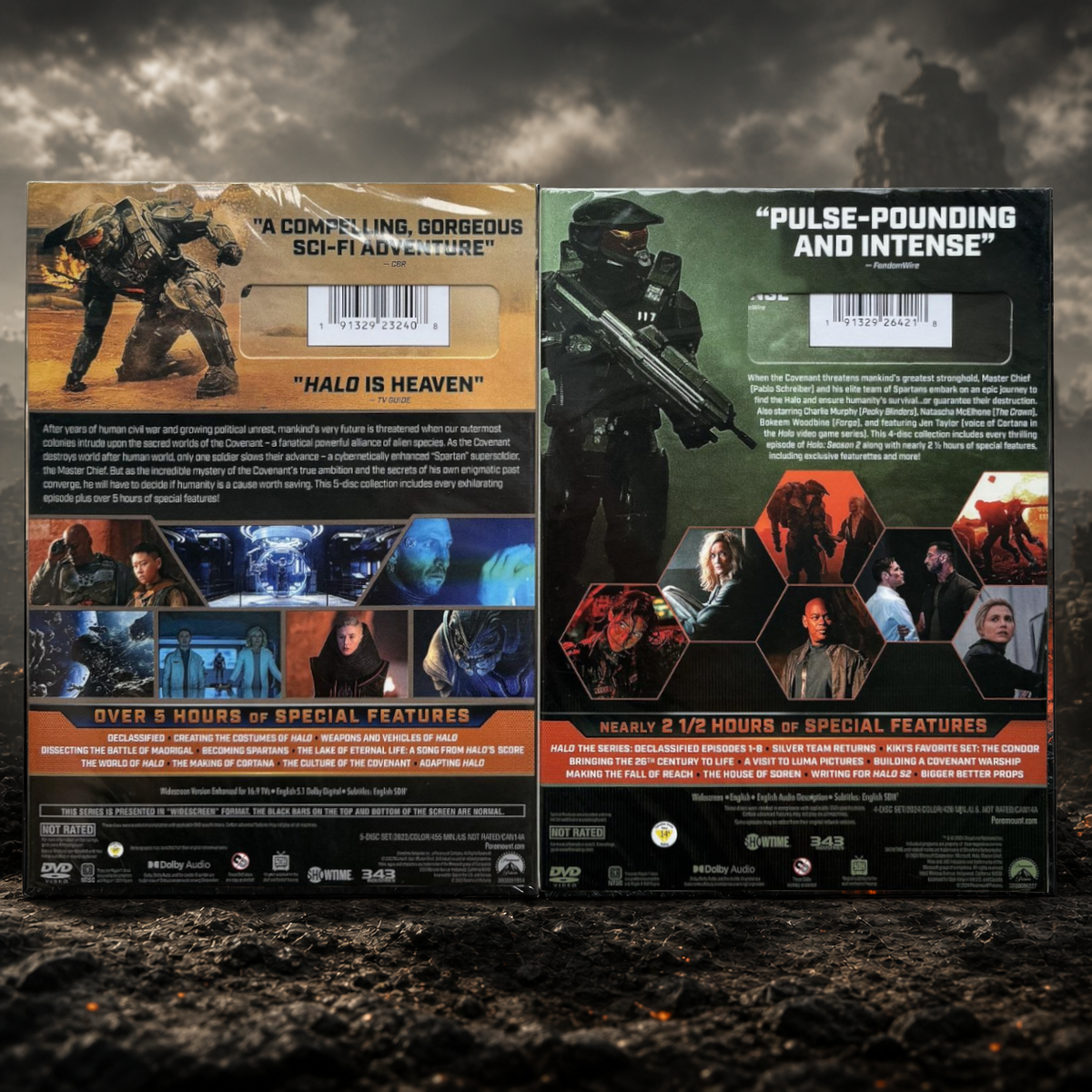 Halo - The Complete Series DVD Box Set - Seasons 1 & 2 - Live Action TV Series - Sci-Fi Collection
