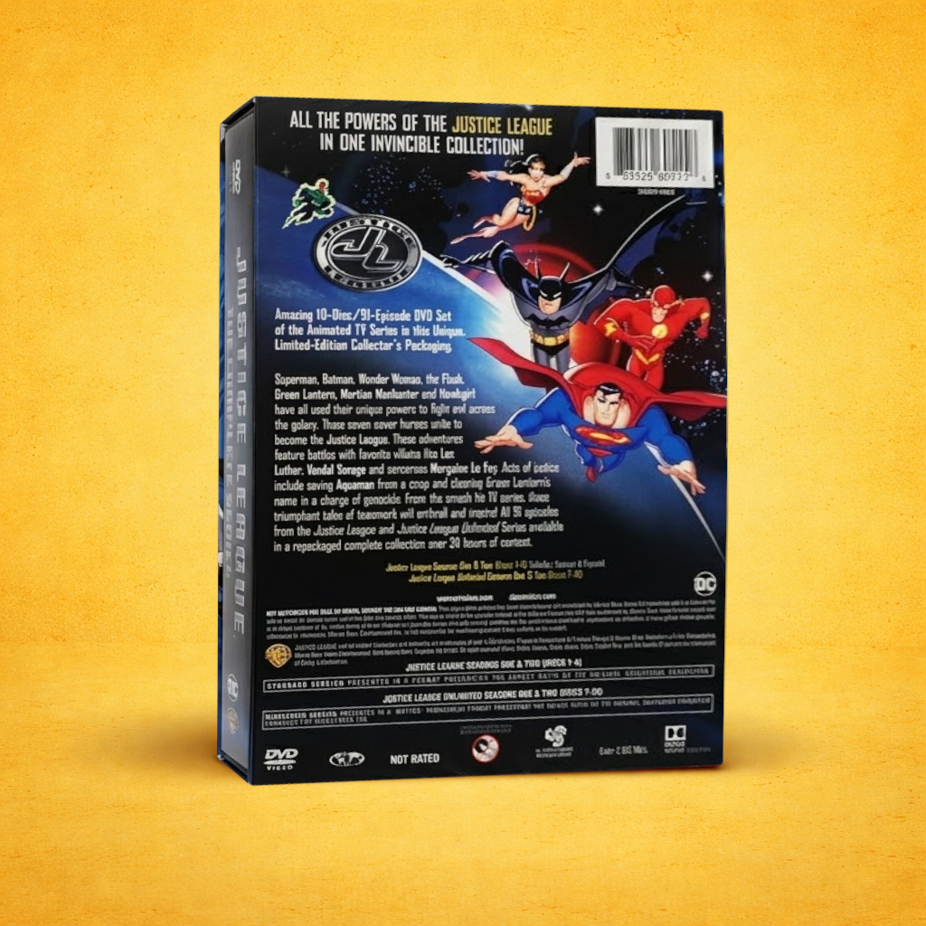 Justice League The Complete Series DVD Box Set (10-Disc Collection) - Superhero Collector Edition