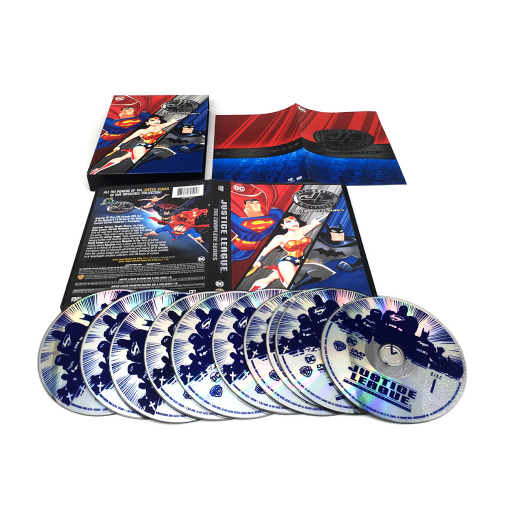 Justice League The Complete Series DVD Box Set (10-Disc Collection) - Superhero Collector Edition