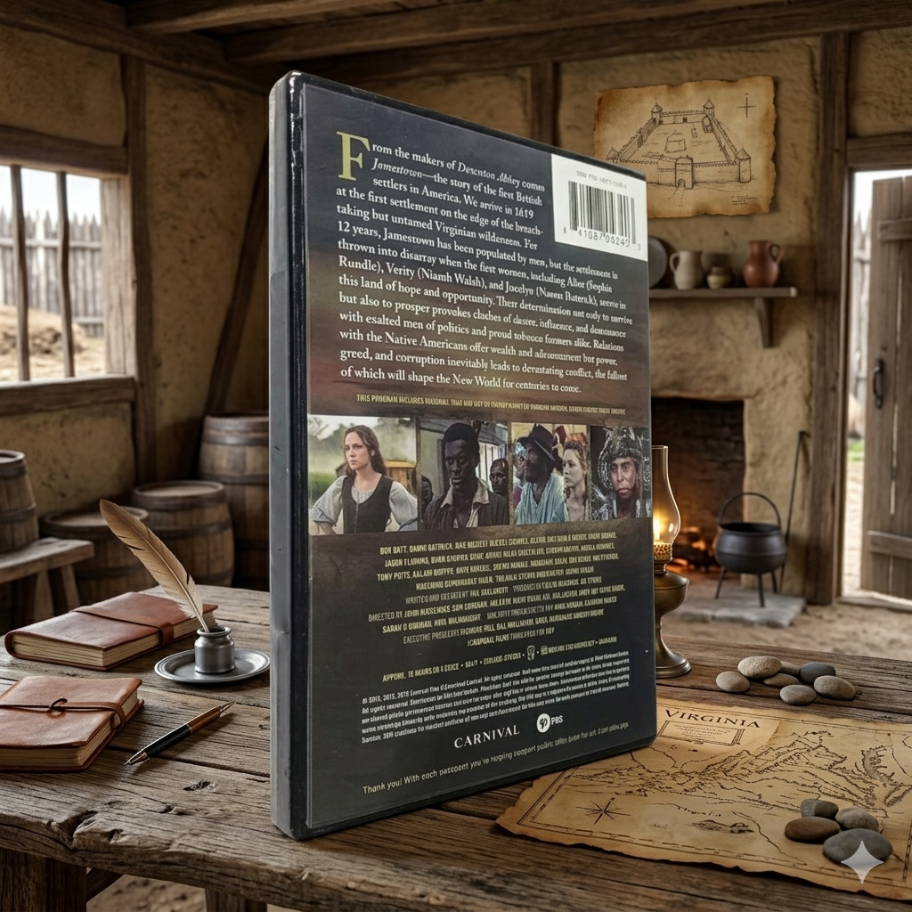 Jamestown Complete Collection DVD, Seasons 1-3 Box Set, 6 Disc British TV Drama, Historical Period Series, PBS Television
