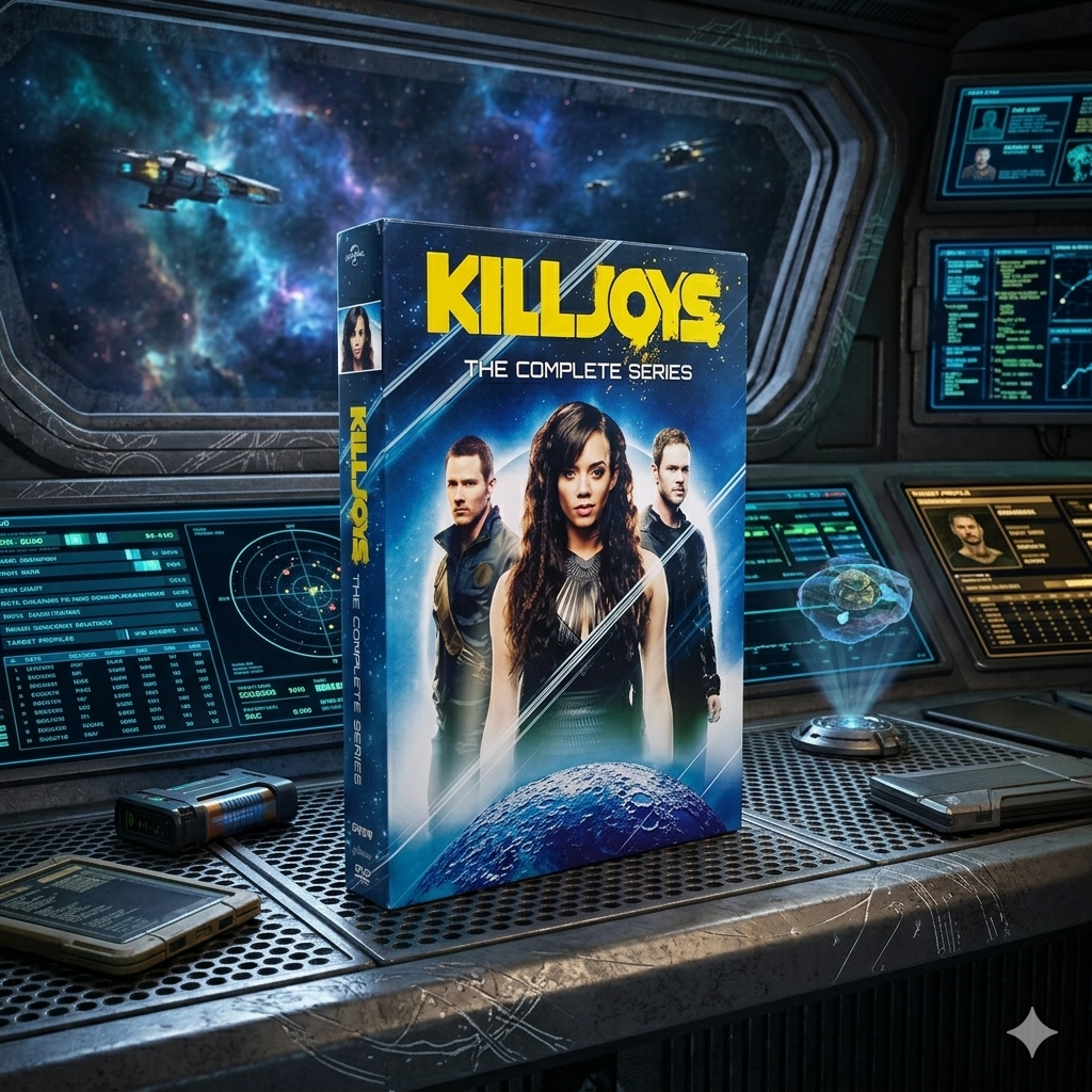 Killjoys Complete Series DVD, Seasons 1-5 Box Set, 10 Disc Sci Fi TV Collection, Space Adventure Series, Sci-Fi Gift