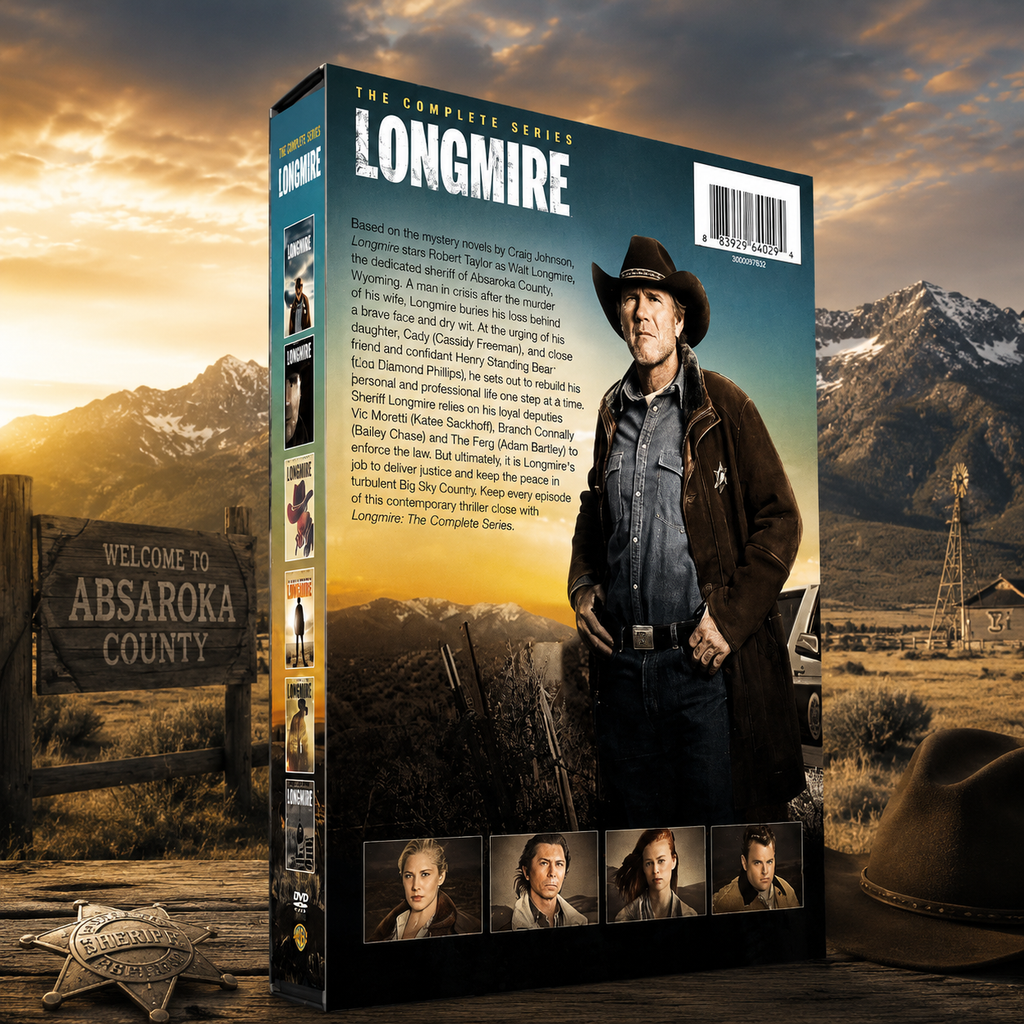 Longmire Complete Series Seasons 1-6 DVD Box Set - Crime Drama Collector Edition