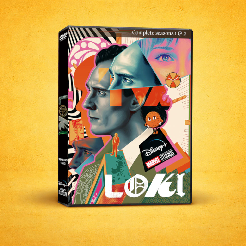 Loki Complete Seasons 1 & 2 DVD Box Set - 4-Disc Collection - Marvel TV Series - Collector Edition