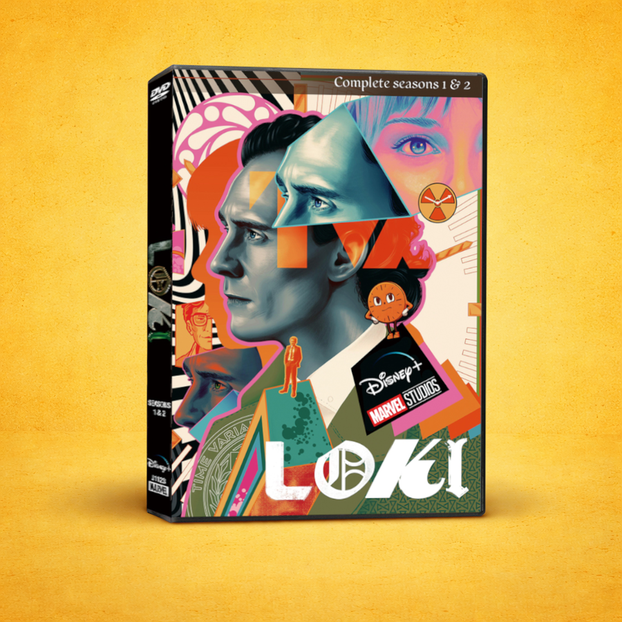 Loki Complete Seasons 1 & 2 DVD Box Set - 4-Disc Collection - Marvel TV Series - Collector Edition