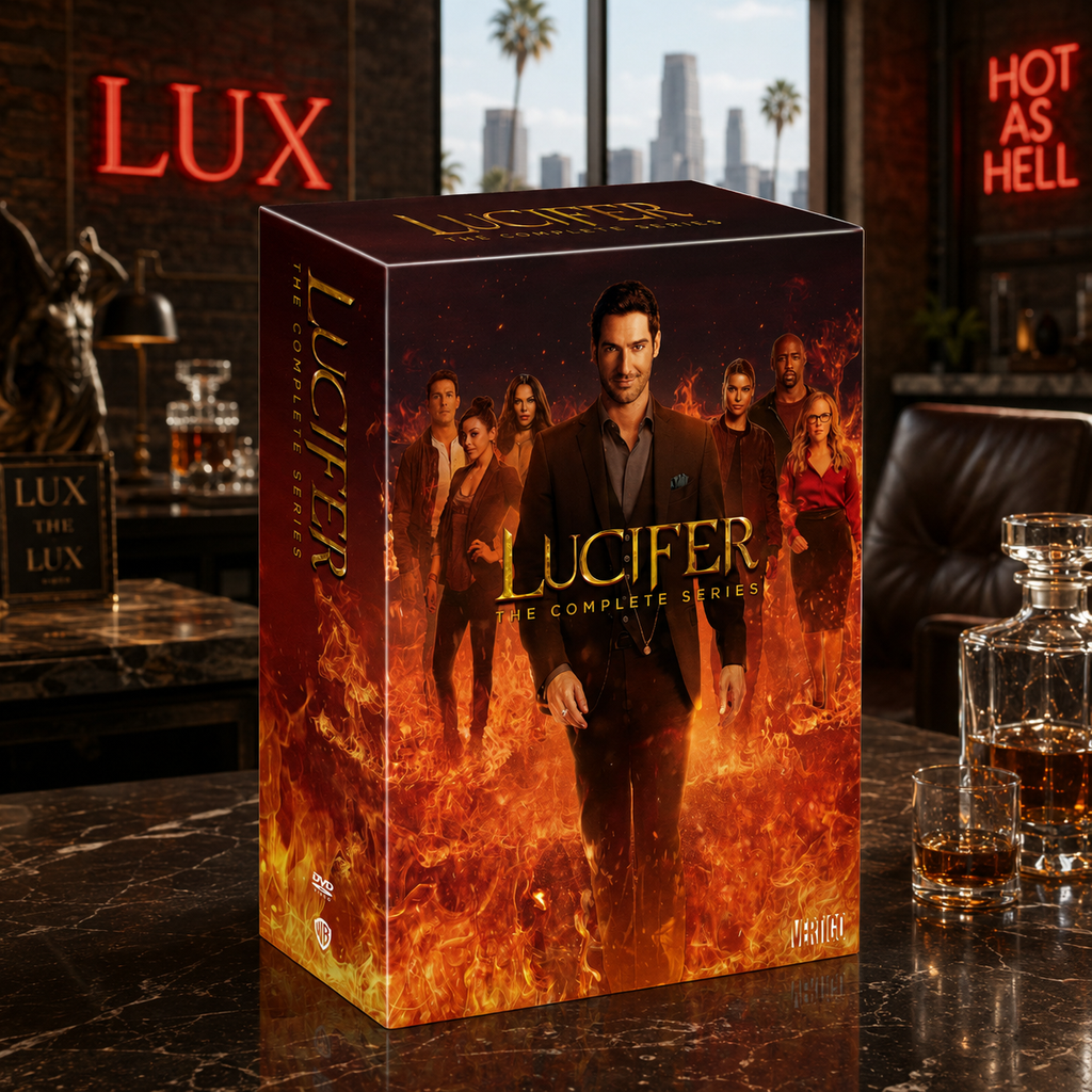 Lucifer Complete Series Seasons 1-6 DVD Box Set (19 Disc Collection) | Fantasy Crime Drama Collection