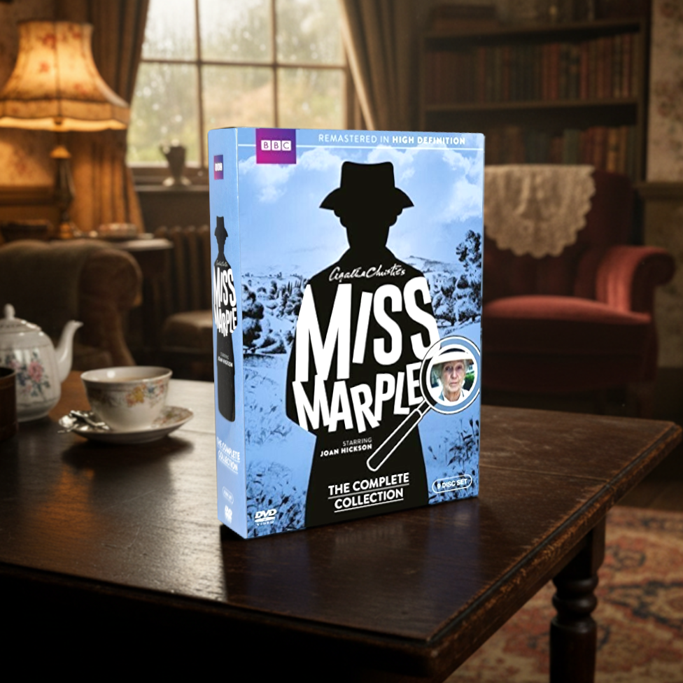 Miss Marple Complete Collection DVD Box Set, Agatha Christie 9 Disc BBC Series, British Mystery TV, Classic Detective Series