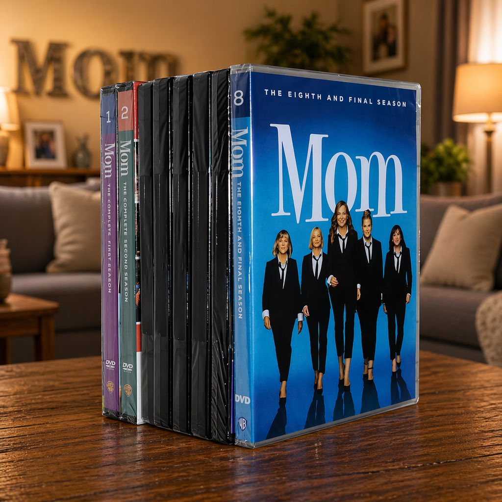 Mom Complete Series DVD, Seasons 1-8 Box Set, Full TV Series Collection, 8 Season Sitcom, Comedy Drama, TV Gift