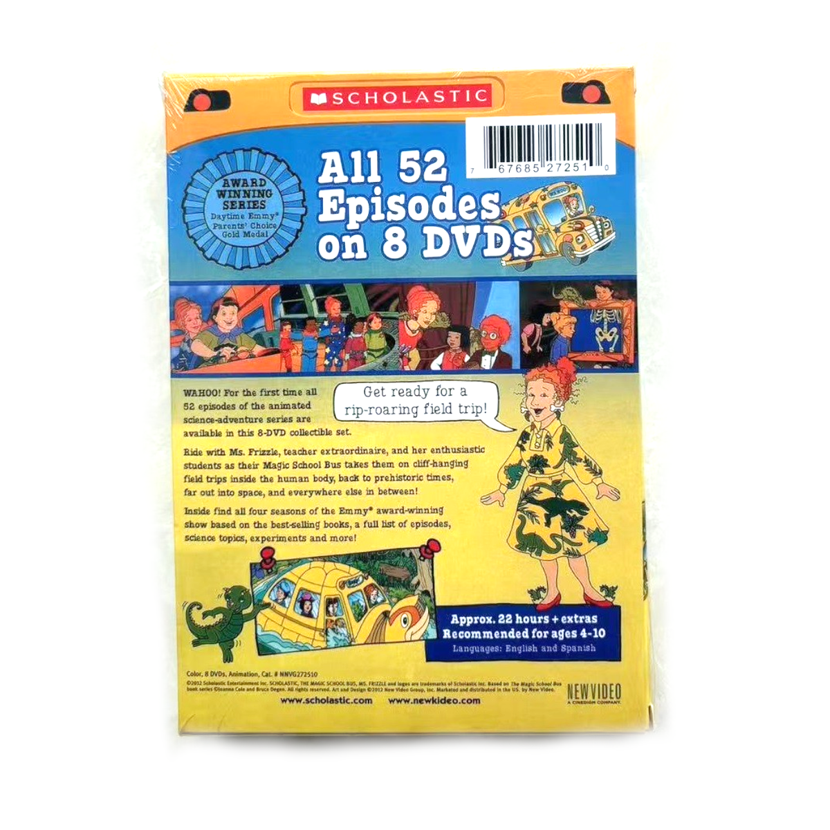 The Magic School Bus Complete Series DVD, 8 Disc Box Set, Classic Kids TV, Educational Science Cartoon, 90s Nostalgia Gift