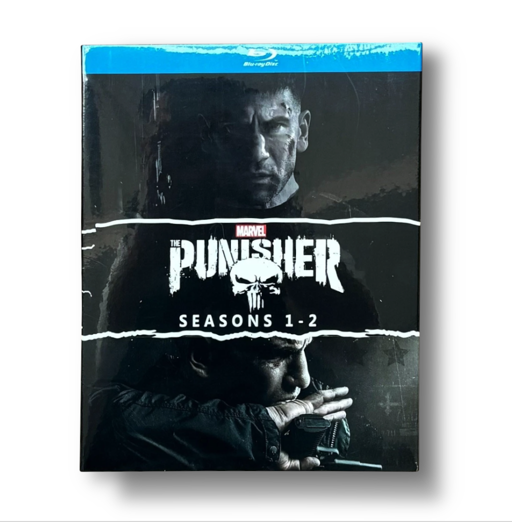 Marvel The Punisher Complete Series Blu-ray Box Set (Seasons 1–2) | Action TV Series | Gift for Him | Collector Edition | Frank Castle