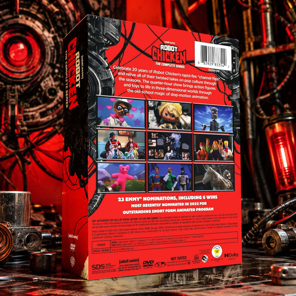 Robot Chicken Complete Series Seasons 1 - 6 DVD Box Set | 24 Disc Collection