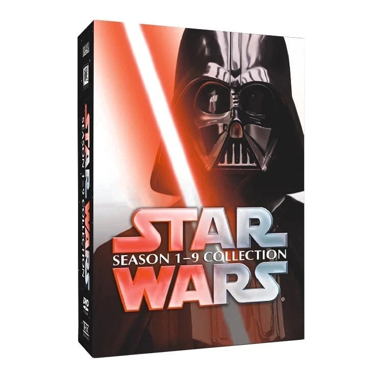 Star Wars Complete Movie Collection Box Set (Films 1-9) 15 DVD Box Set - Sealed - Perfect Gift for Skywalker Saga Fan