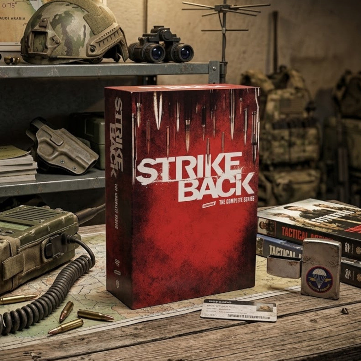 Strike Back Complete Series Seasons 1 - 7 DVD Box Set (21 Disc Collection) | Action Military Thriller Collection