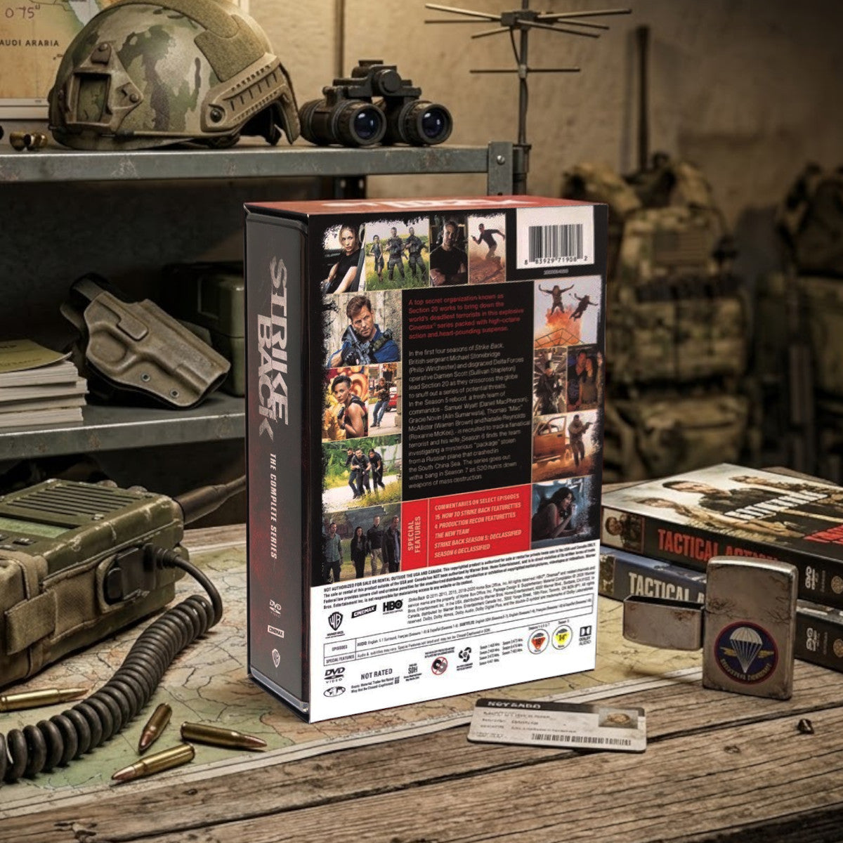 Strike Back Complete Series Seasons 1 - 7 DVD Box Set (21 Disc Collection) | Action Military Thriller Collection