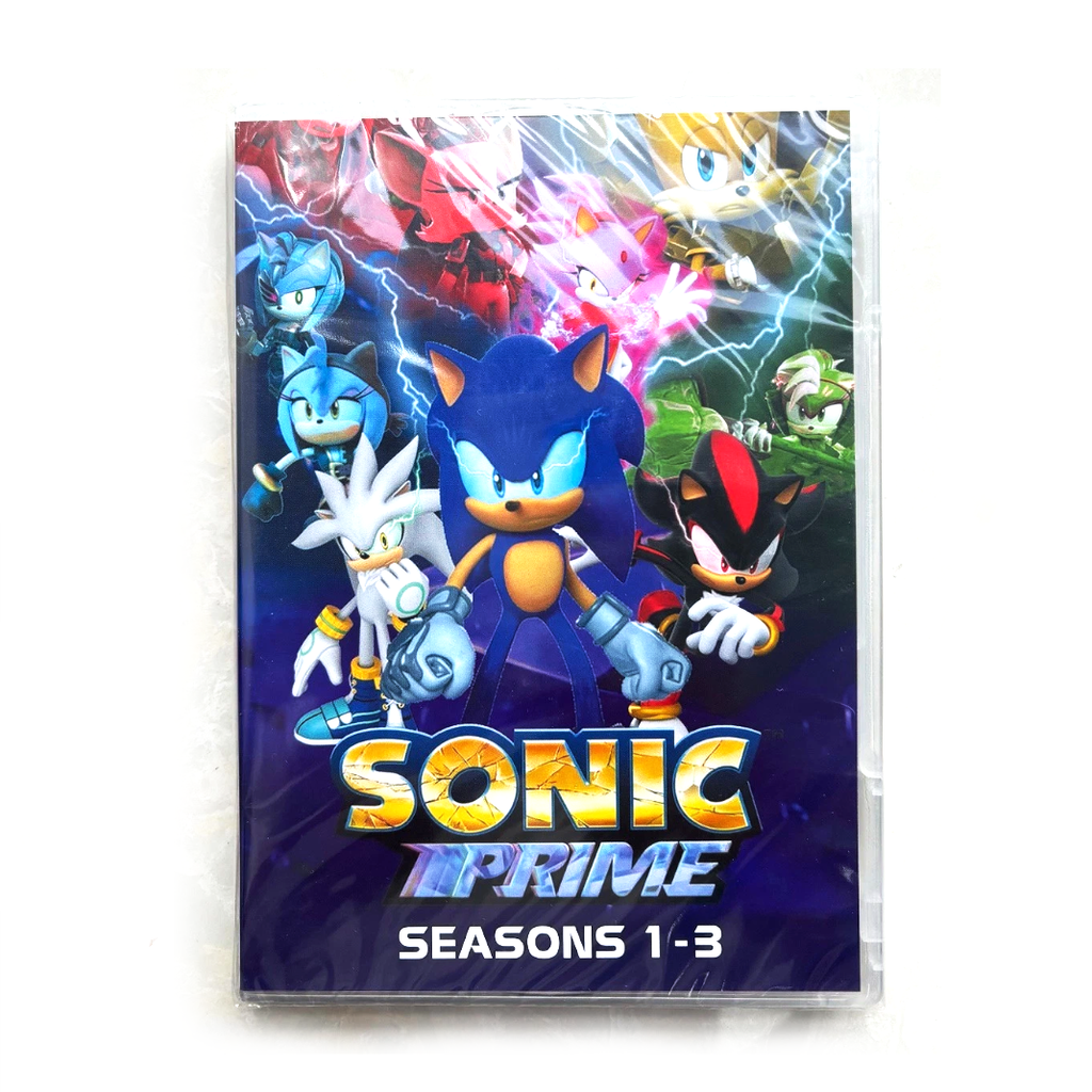 Sonic Prime Complete Series - Seasons 1-3 (DVD, 6-Disc Box Set)