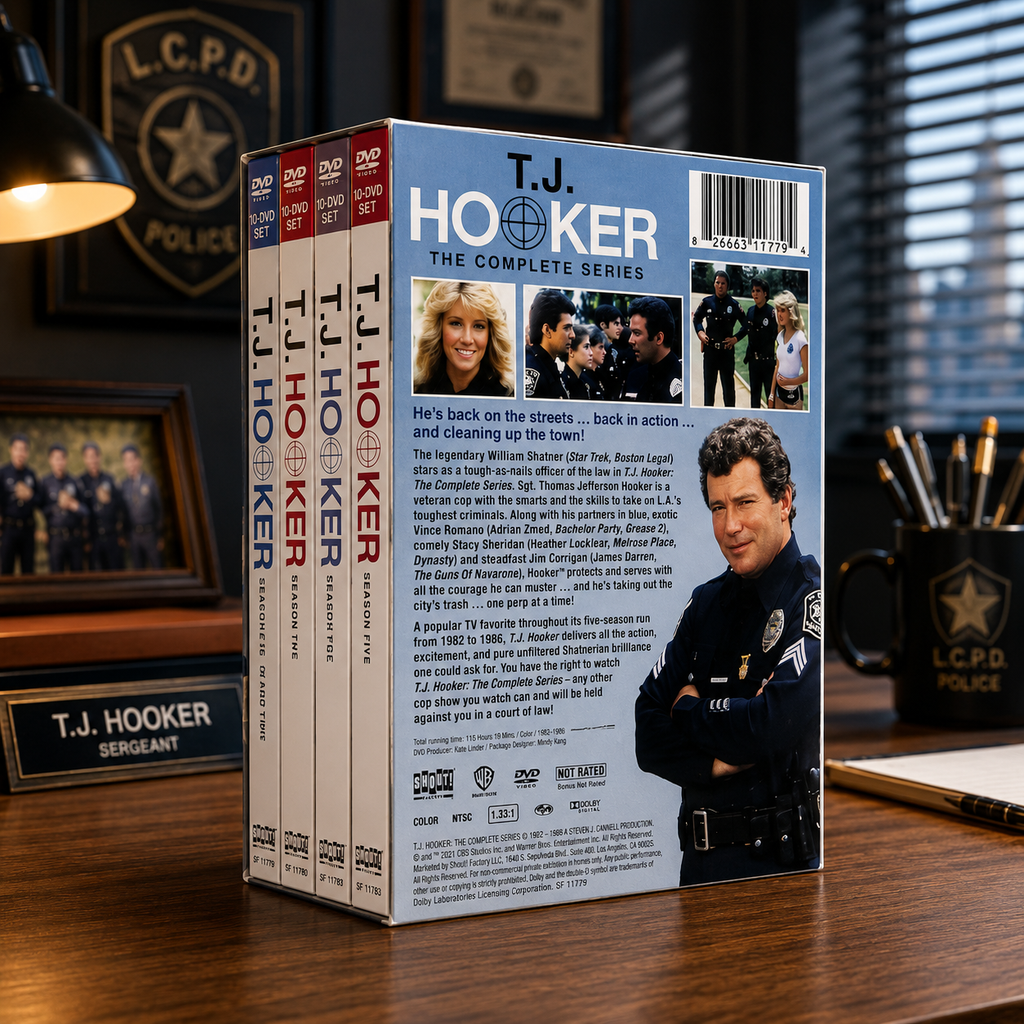 T.J. Hooker Complete Series DVD Box Set | Seasons 1 - 5 | Classic Crime Drama | 2017 Shout! Factory Collection