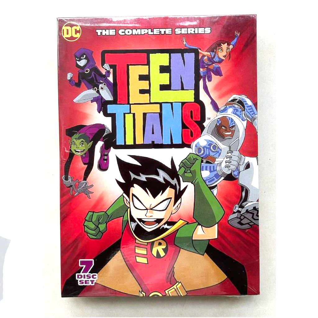 Teen Titans Complete Series DVD, 7 Disc Box Set, Full Animated TV Series, Teen Titans DVD Collection, Superhero Cartoon Gift