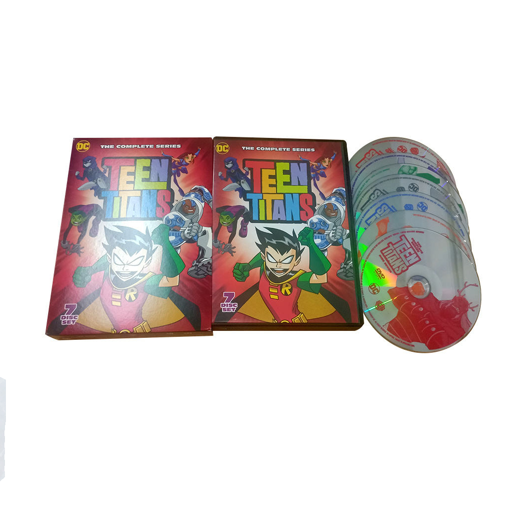 Teen Titans Complete Series DVD, 7 Disc Box Set, Full Animated TV Series, Teen Titans DVD Collection, Superhero Cartoon Gift