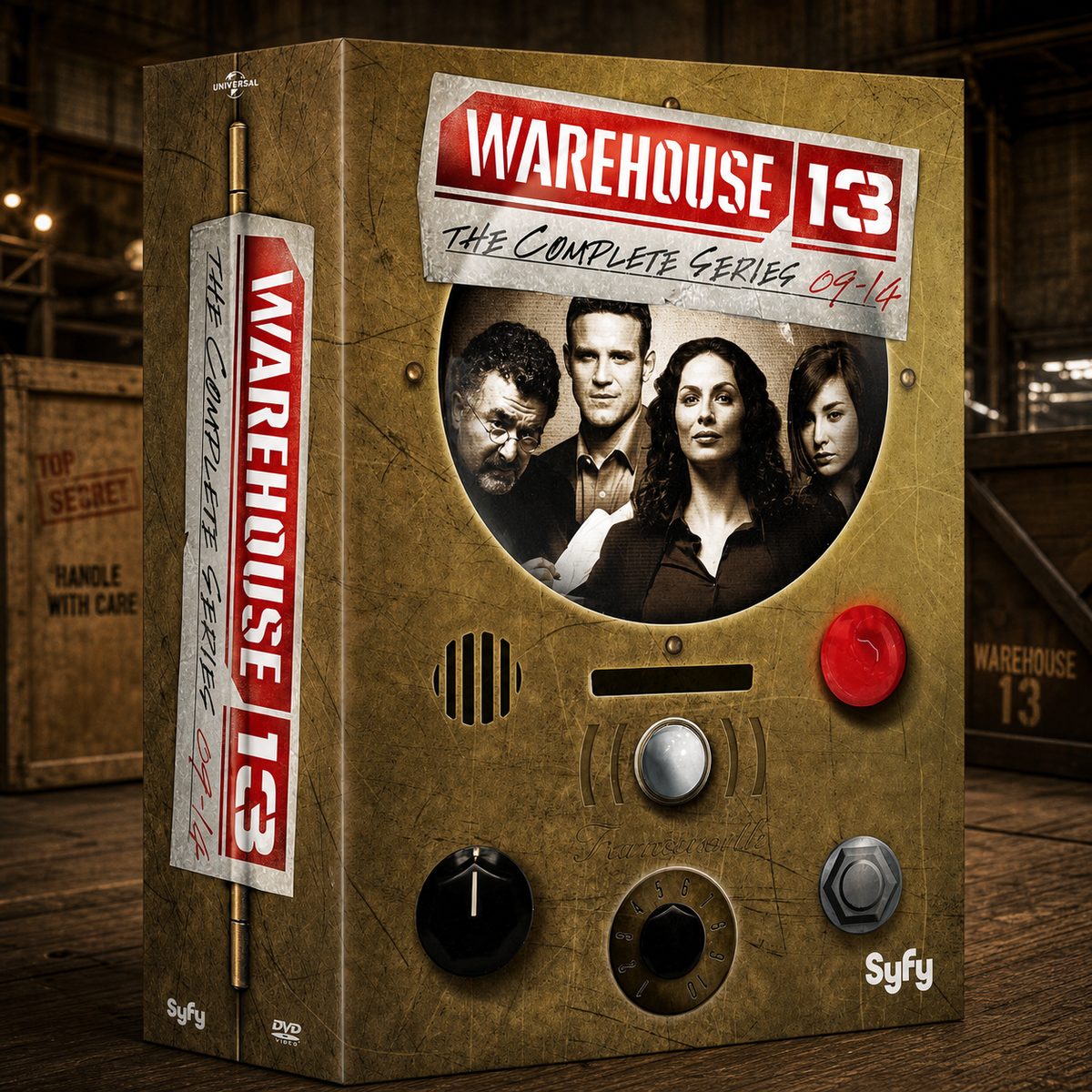 Warehouse 13 Complete Series DVD Box Set - Seasons 1–5 Collection - 16 Discs - Sci-Fi Mystery Adventure