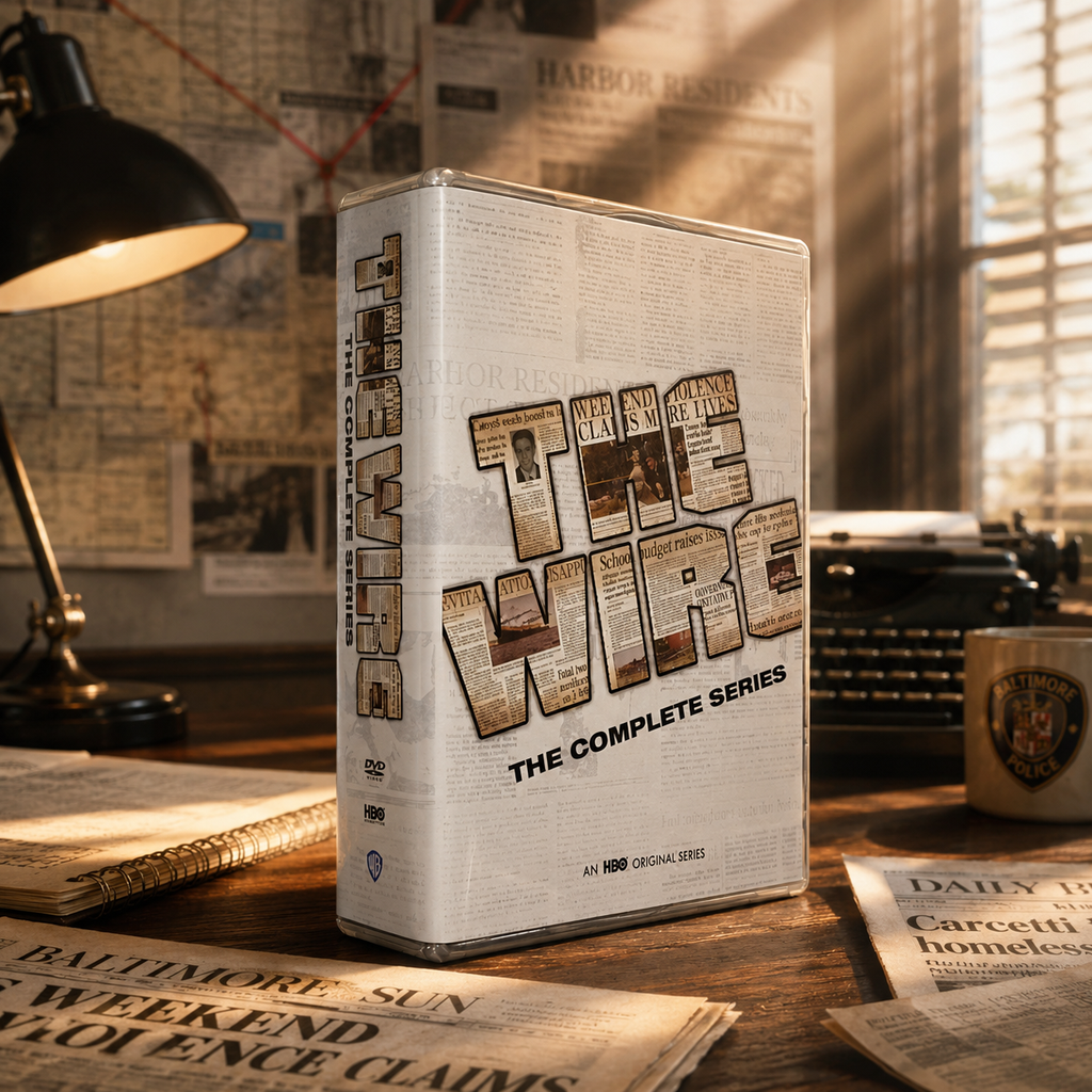 The Wire - The Complete Series (23 Discs) DVD Box Set - HBO Crime Drama Collector’s Edition