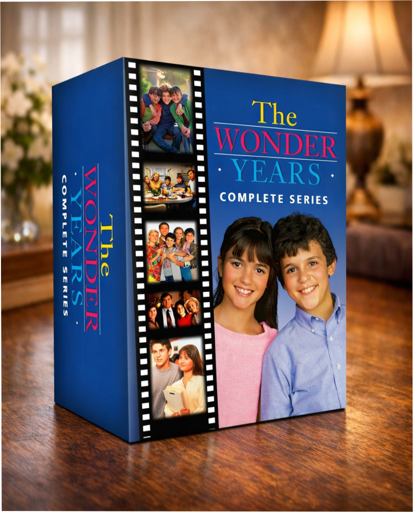 The Wonder Years Complete Series DVD Box Set Sealed - All Seasons 1-6 Collection | Classic 80s 90s TV Show, Kevin Arnold Family Drama Comedy