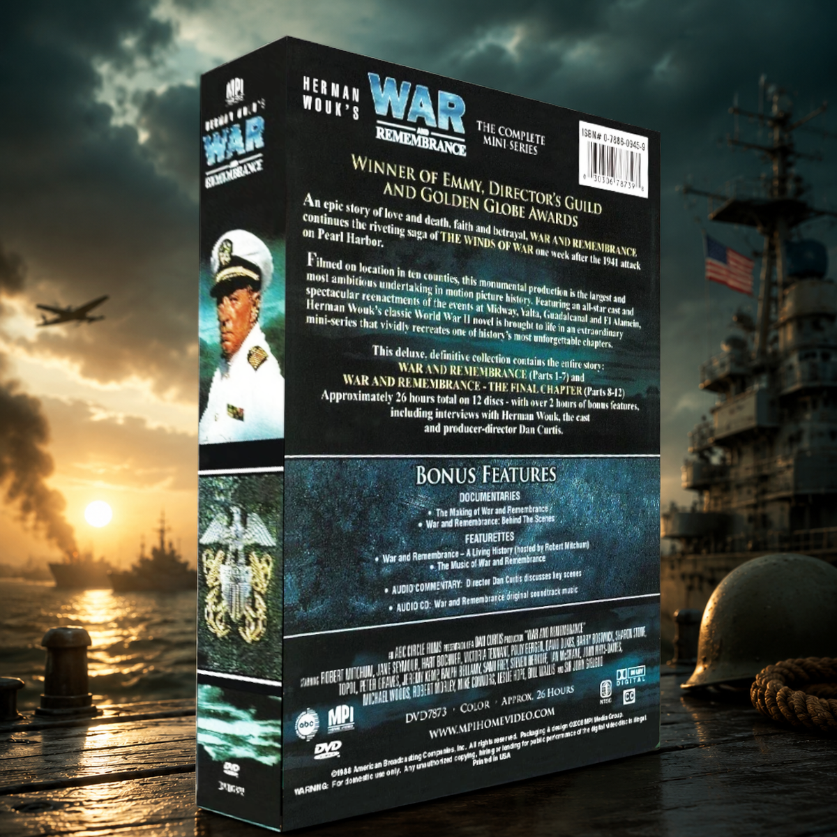 War and Remembrance Complete Epic Miniseries Collection DVD Box Set (13 Disc Collection) | WWII Historical Drama Series