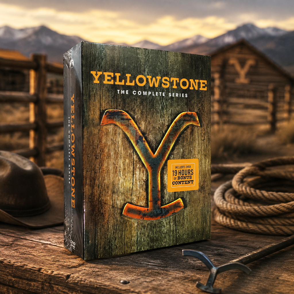 Yellowstone Complete Series Seasons 1–5 DVD Box Set - 24 Disc Collection - Western Drama TV Series